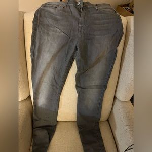 7 for all mankind gray skinney jeans size 26